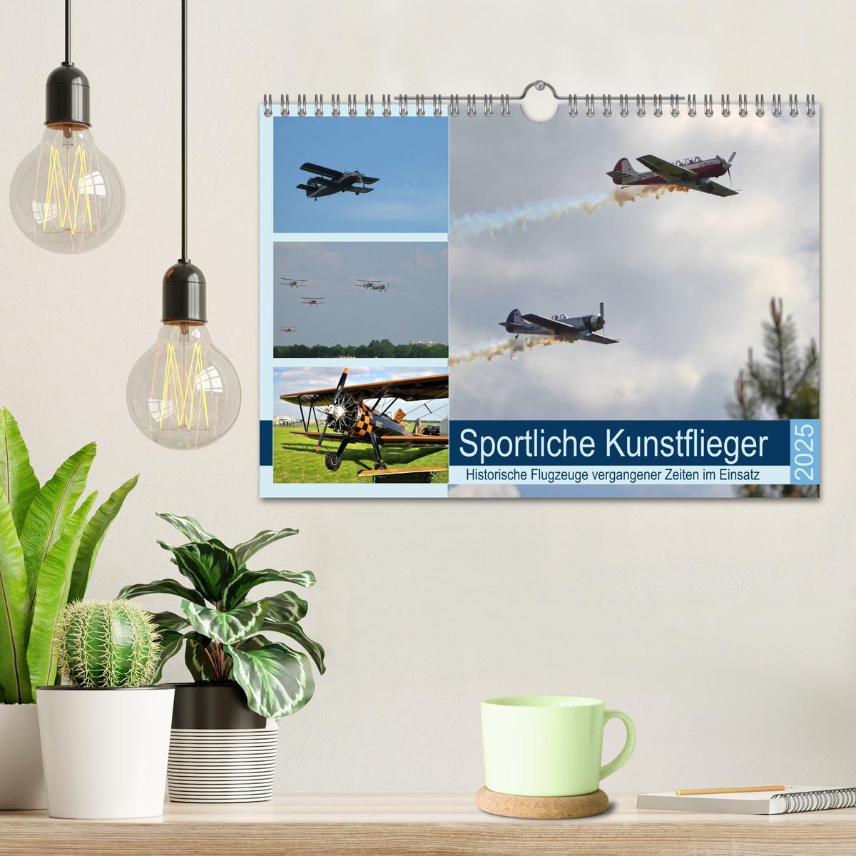 Bild: 9783435234776 | Sportliche Kunstflieger (Wandkalender 2025 DIN A4 quer), CALVENDO...