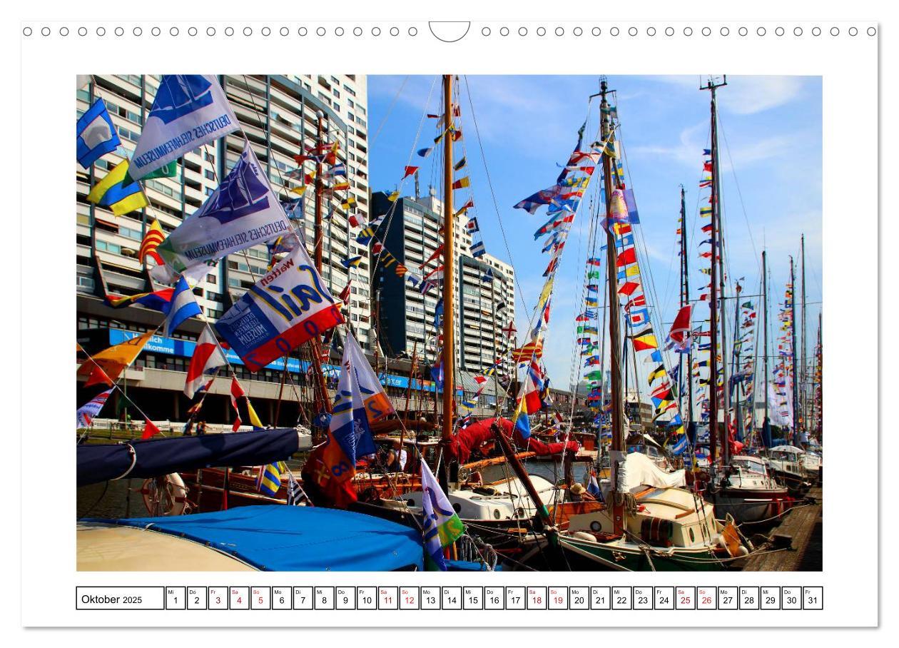 Bild: 9783435580804 | Windjammer - Bremerhaven (Wandkalender 2025 DIN A3 quer), CALVENDO...