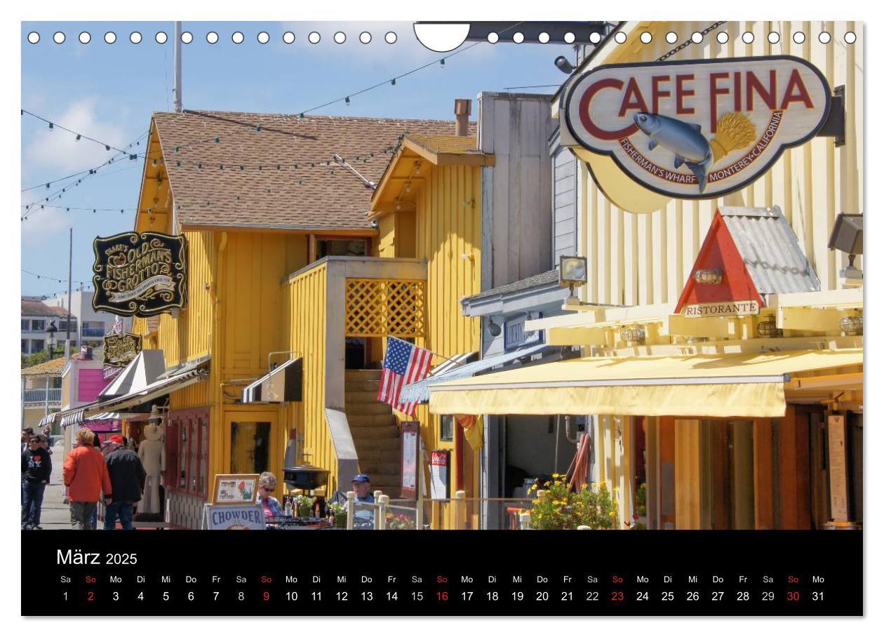 Bild: 9783435824915 | Monterey California (Wandkalender 2025 DIN A4 quer), CALVENDO...