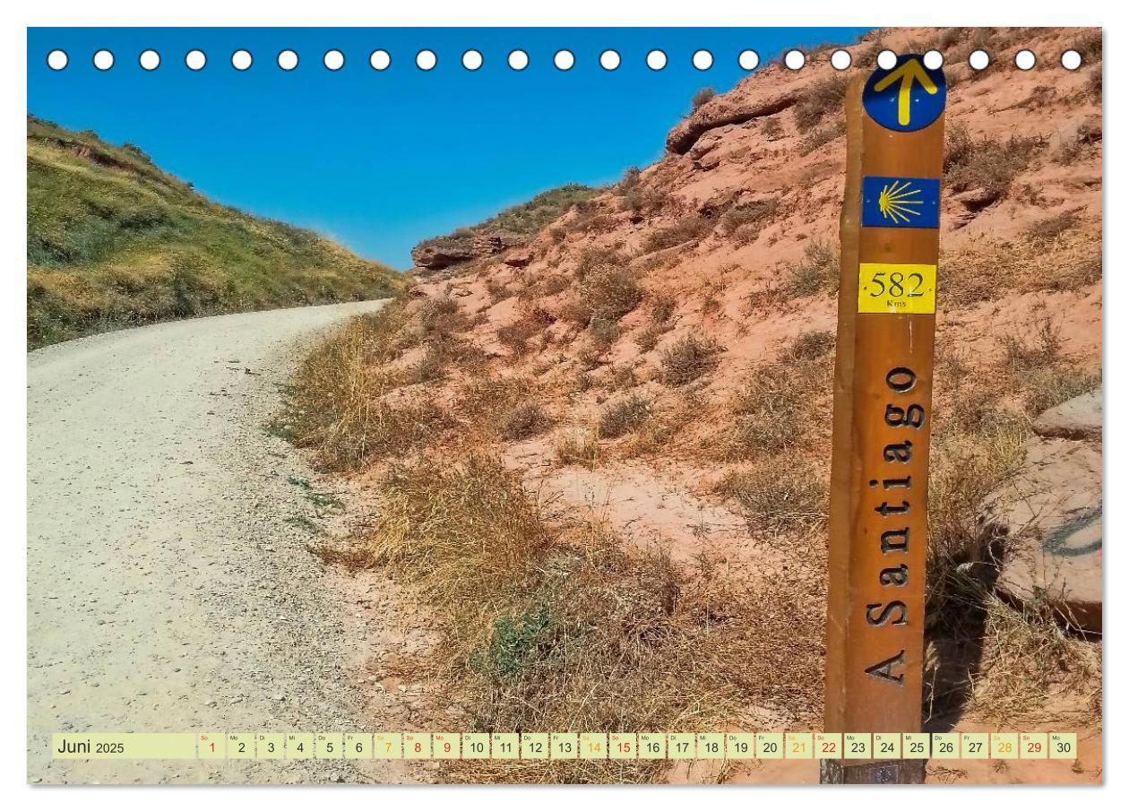 Bild: 9783435576562 | Jakobsweg - pilgern auf dem Camino de Santiago (Tischkalender 2025...