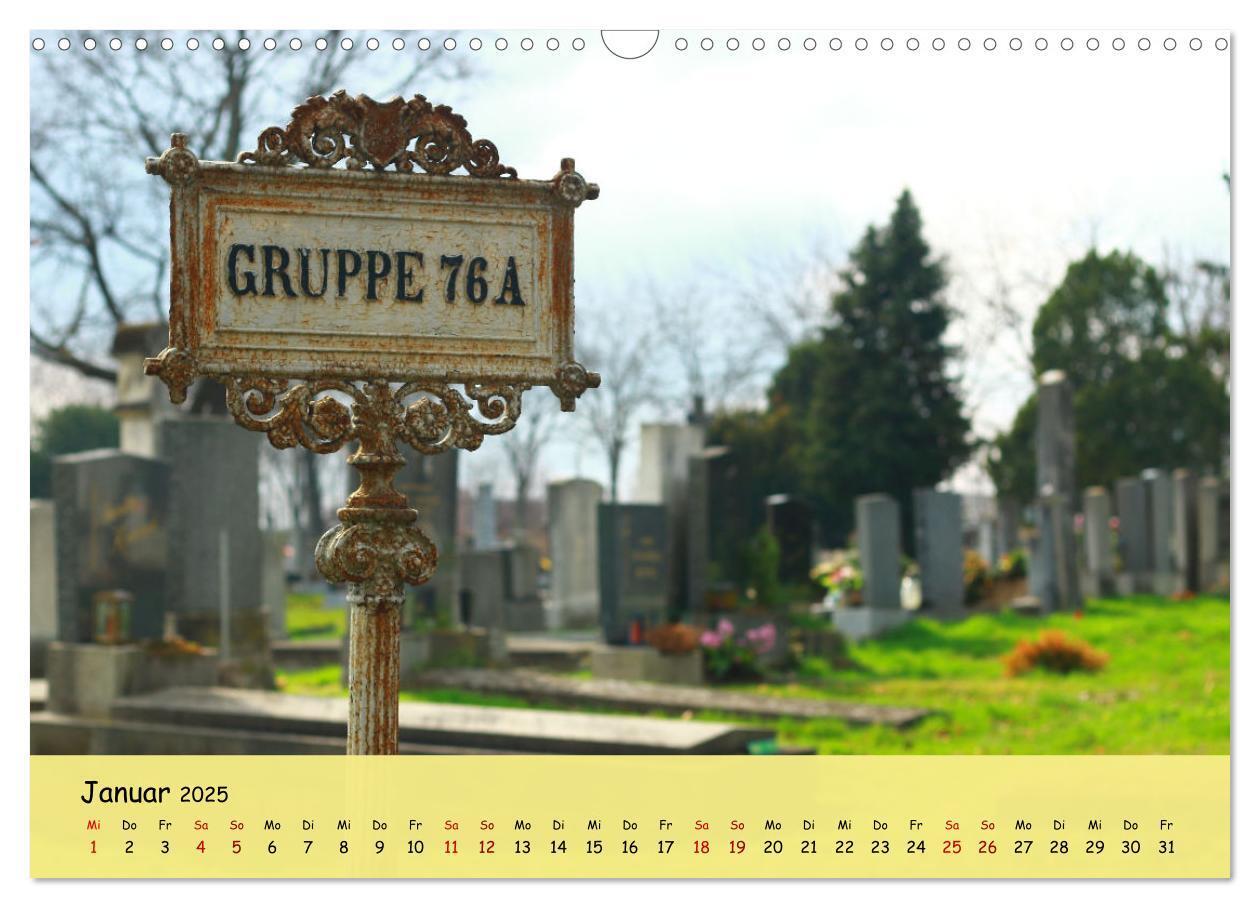 Bild: 9783457205877 | Am Zentralfriedhof in Wien (Wandkalender 2025 DIN A3 quer),...