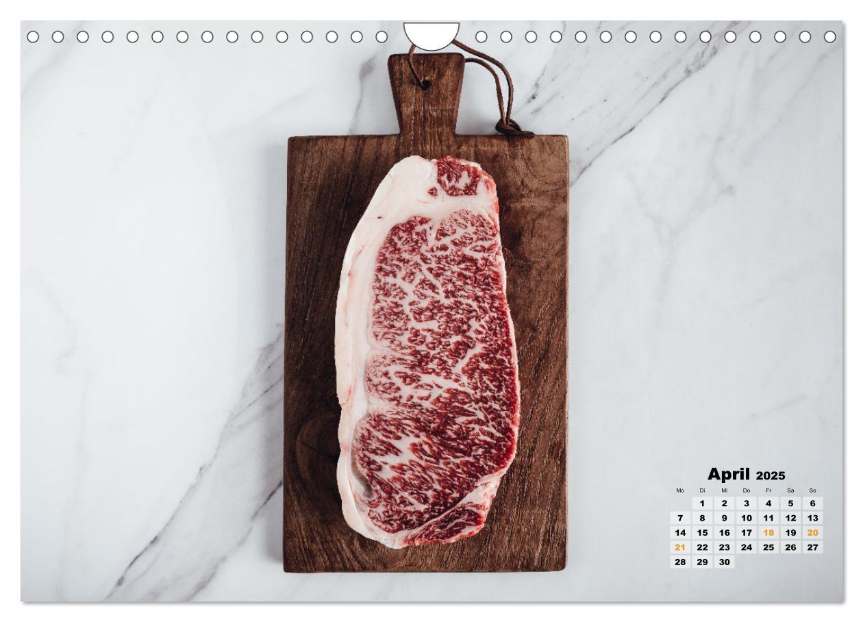 Bild: 9783435097500 | WAGYU (Wandkalender 2025 DIN A4 quer), CALVENDO Monatskalender | 2025