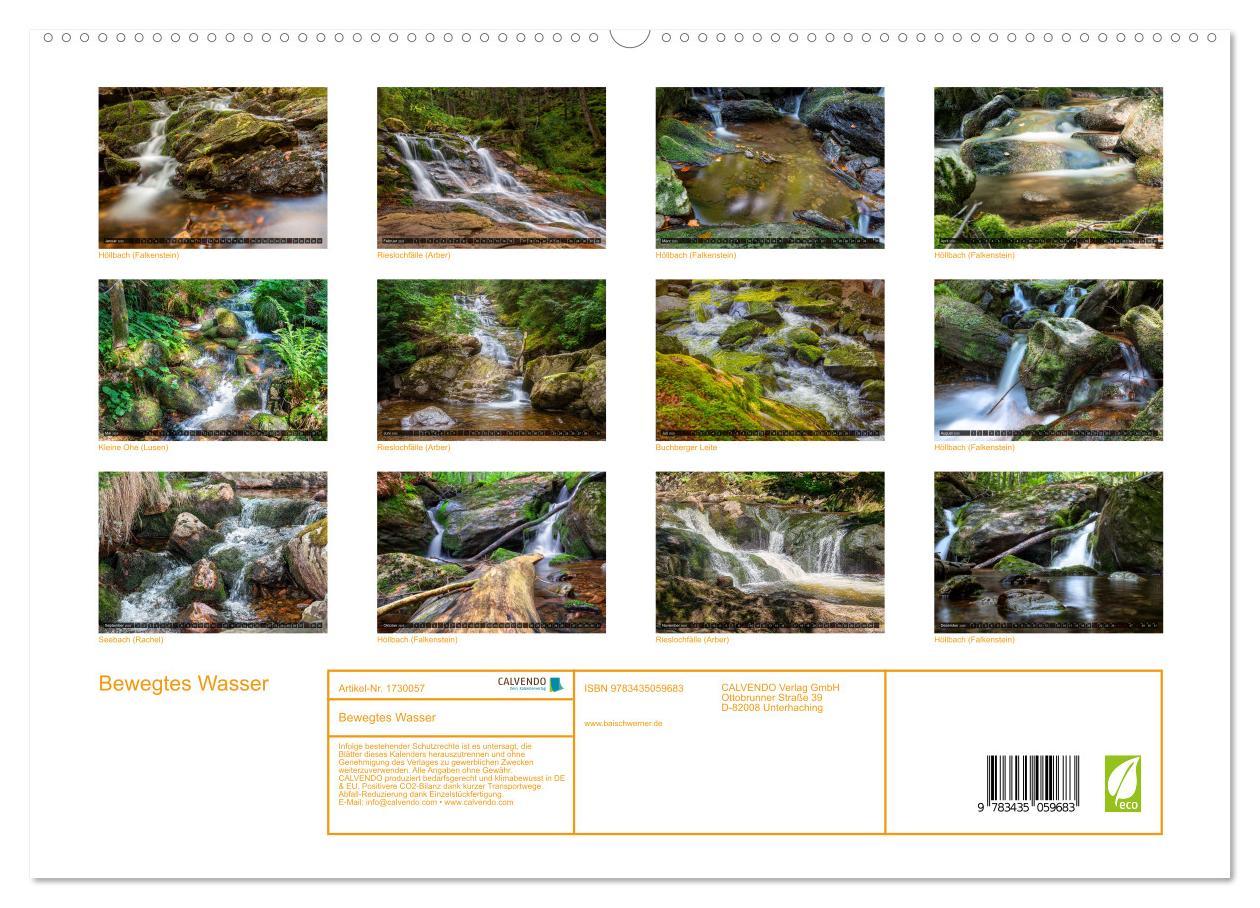 Bild: 9783435059683 | Bewegtes Wasser (hochwertiger Premium Wandkalender 2025 DIN A2...