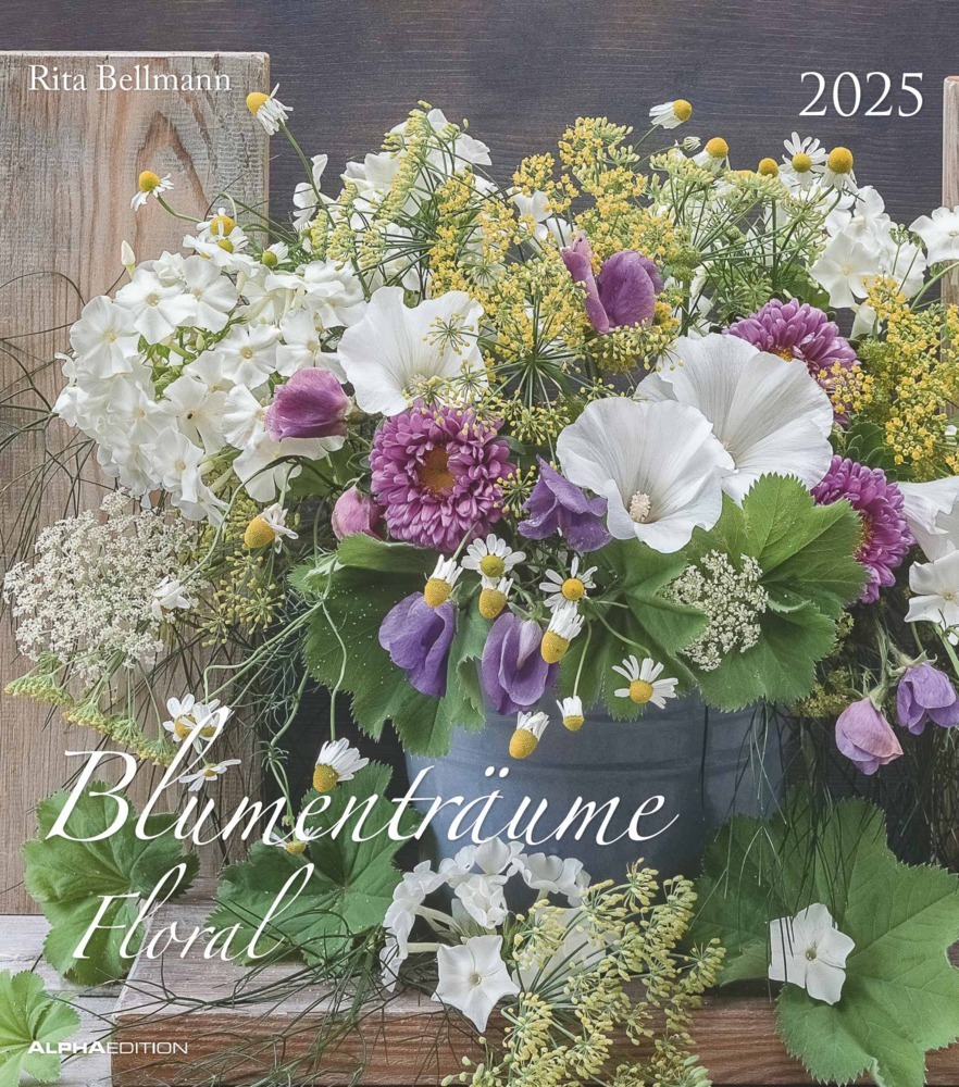 Cover: 4251732342142 | Alpha Edition - Blumenträume 2025 Wandkalender, 30x34cm,...