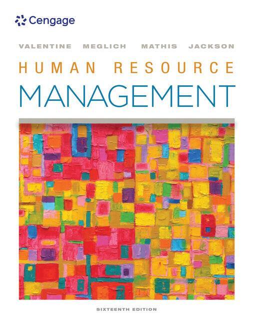 Cover: 9780357033852 | Human Resource Management | Sean R Valentine (u. a.) | Taschenbuch