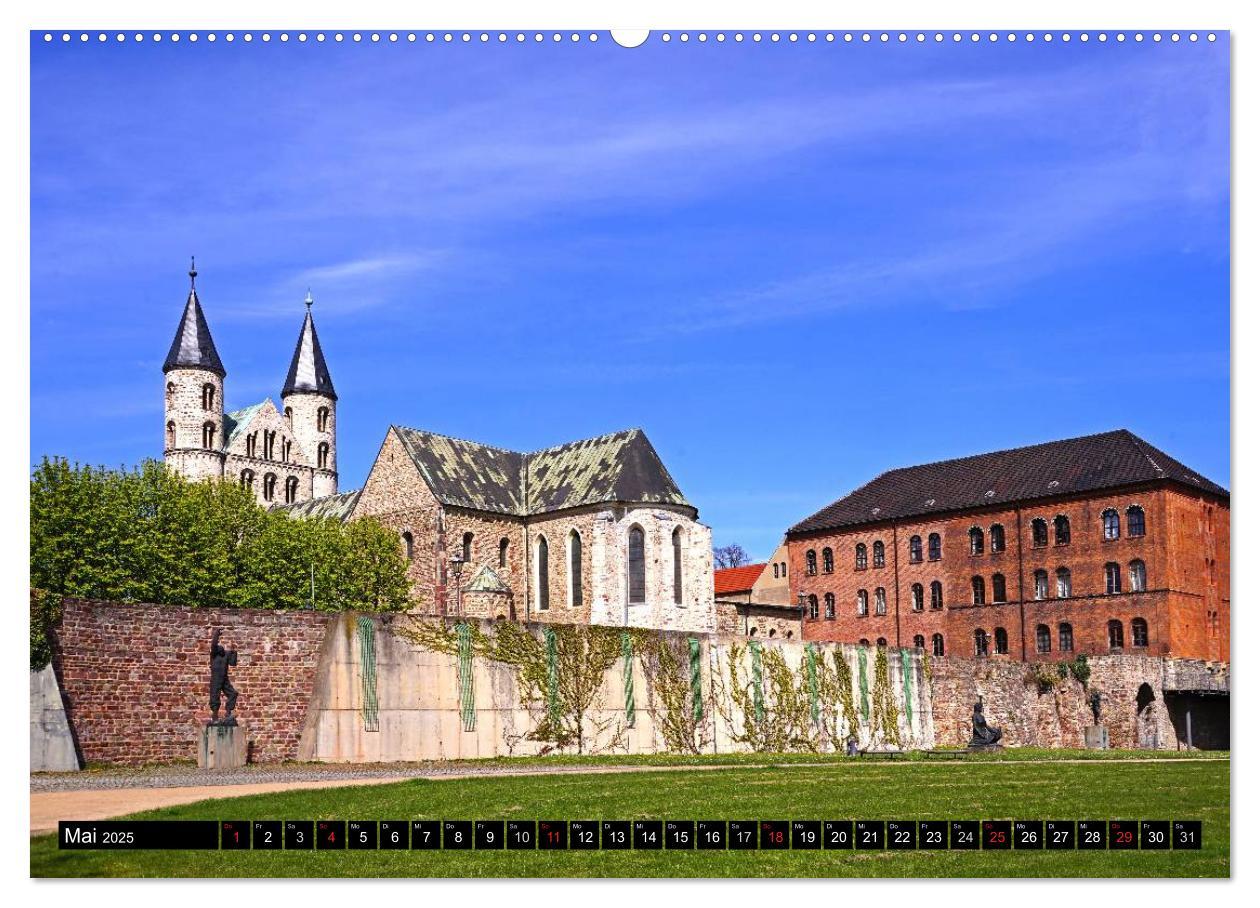 Bild: 9783435467723 | Magdeburg an der Elbe 2025 (Wandkalender 2025 DIN A2 quer),...