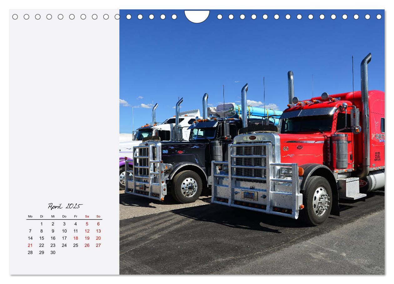 Bild: 9783435338702 | Langhauber. Coole Trucks in den USA (Wandkalender 2025 DIN A4...