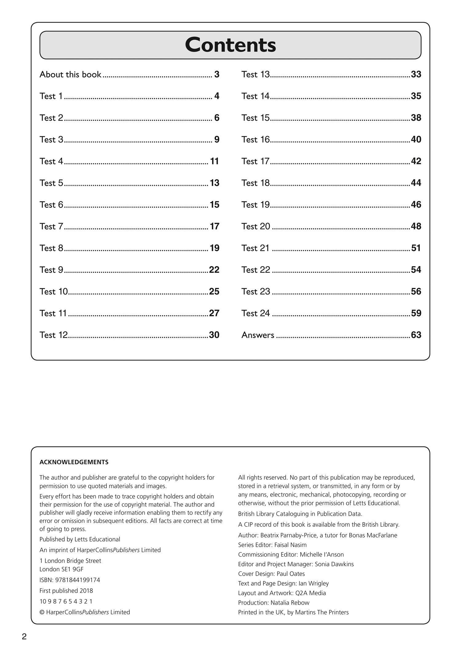 Bild: 9781844199174 | Letts 11+ Success - 11+ Non-Verbal Reasoning Quick Practice Tests...