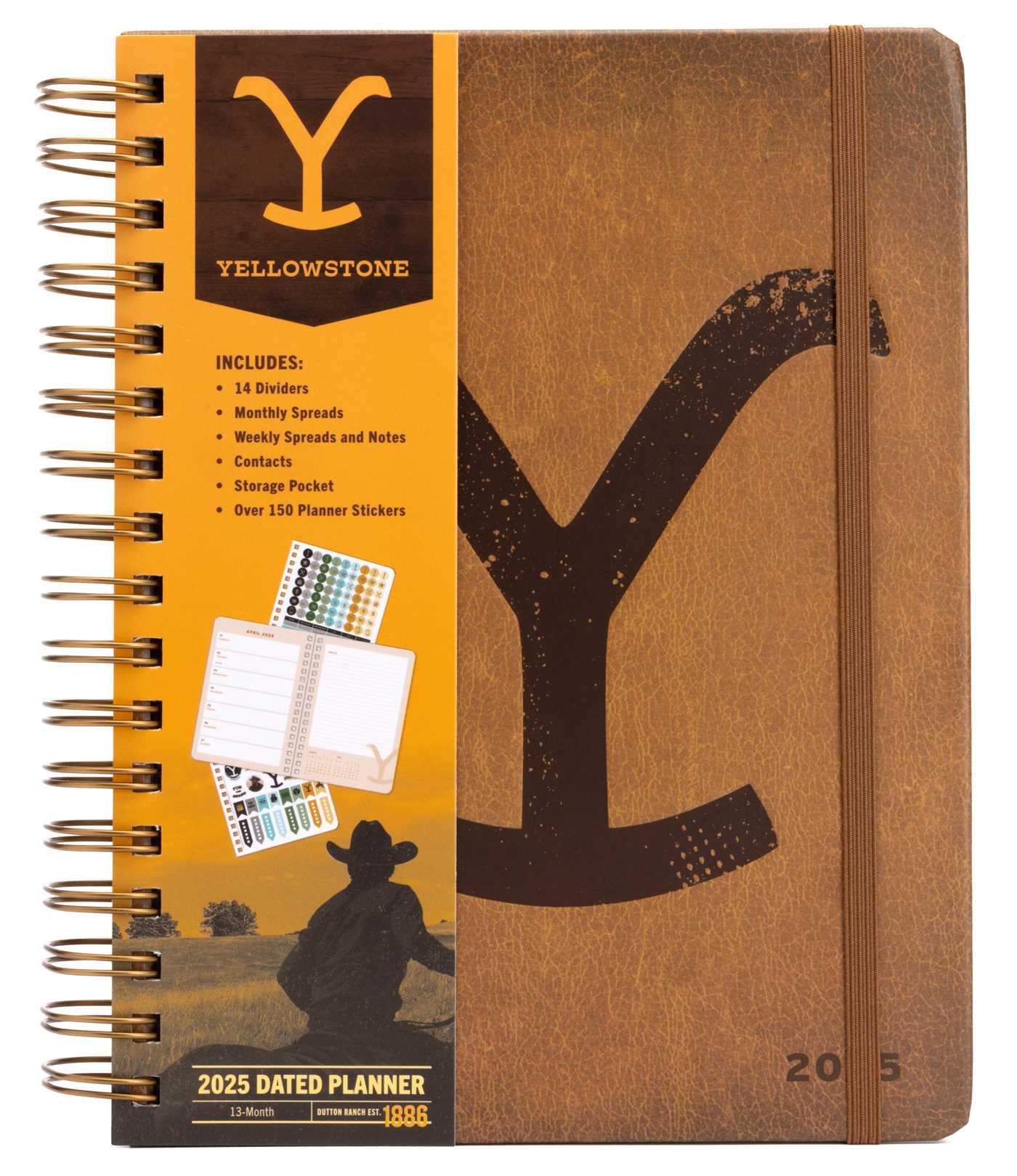 Cover: 9798886636857 | 2025 Yellowstone: The Dutton Ranch 13-Month Weekly Planner | Insights