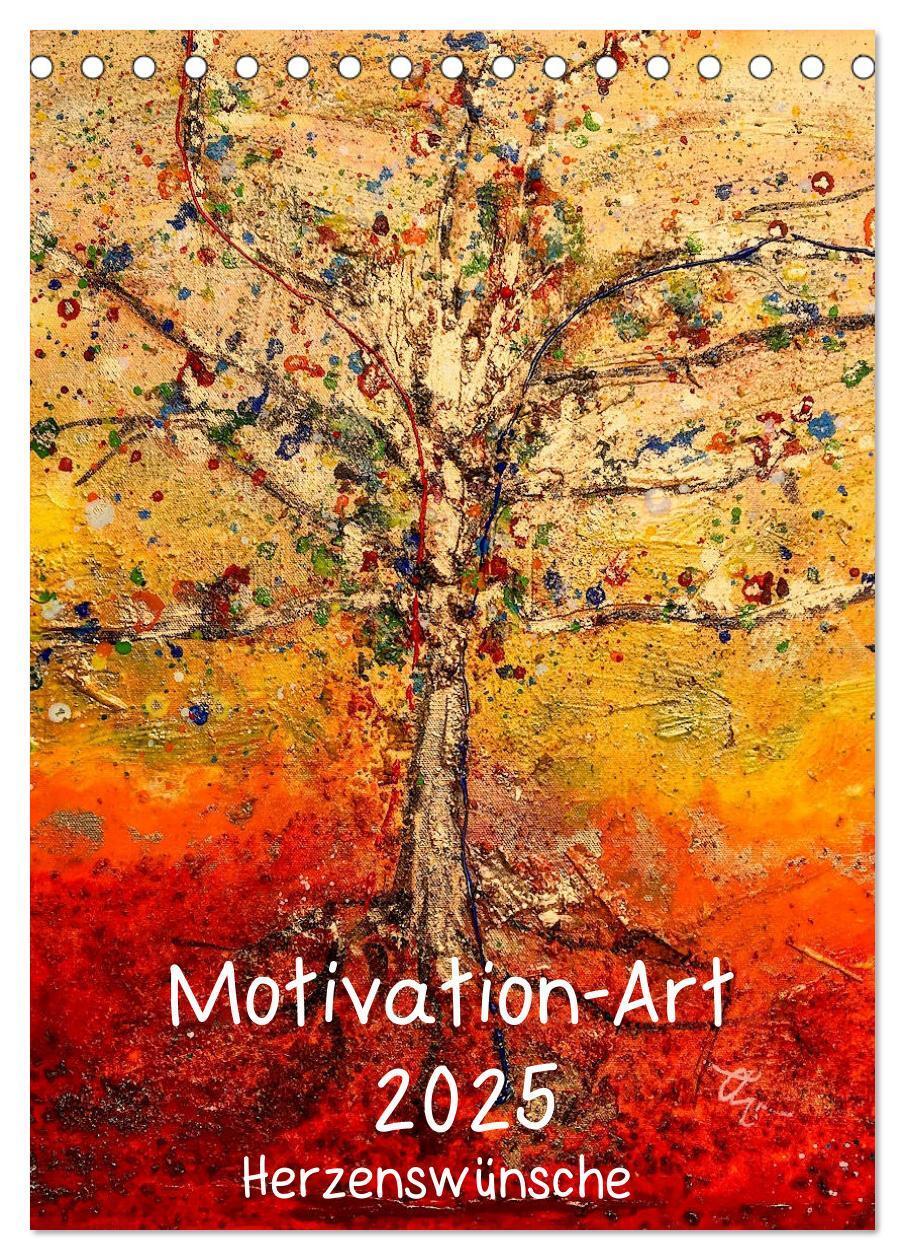 Cover: 9783457034620 | Motivation-Art 2025 (Tischkalender 2025 DIN A5 hoch), CALVENDO...