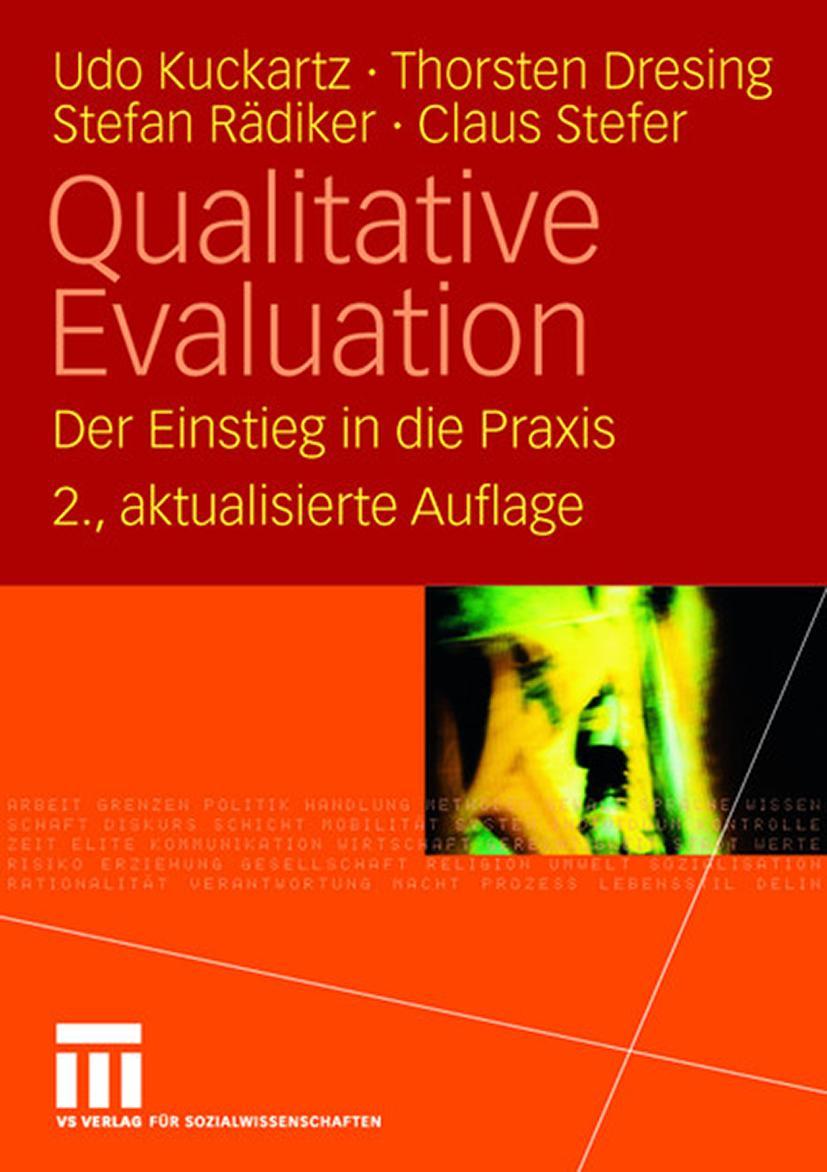 Cover: 9783531159034 | Qualitative Evaluation | Der Einstieg in die Praxis | Kuckartz (u. a.)