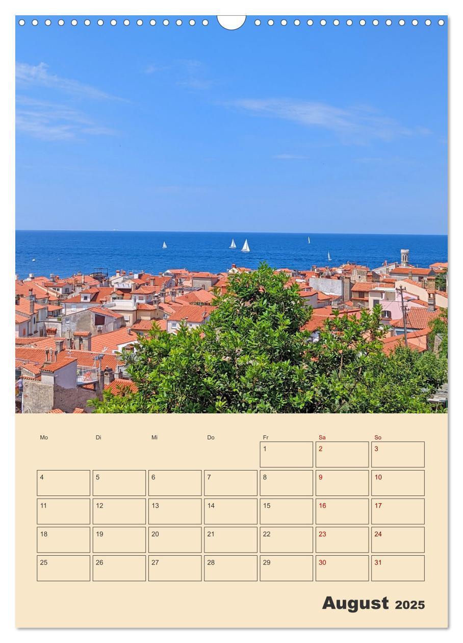 Bild: 9783435866434 | Piran, Sloweniens Perle am Mittelmeer (Wandkalender 2025 DIN A3...