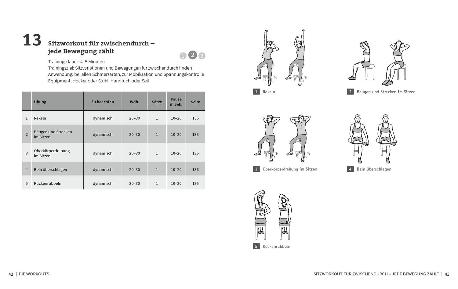 Bild: 9783742320865 | 50 Workouts - Raus aus der Schmerzfalle | Kay Bartrow | Taschenbuch