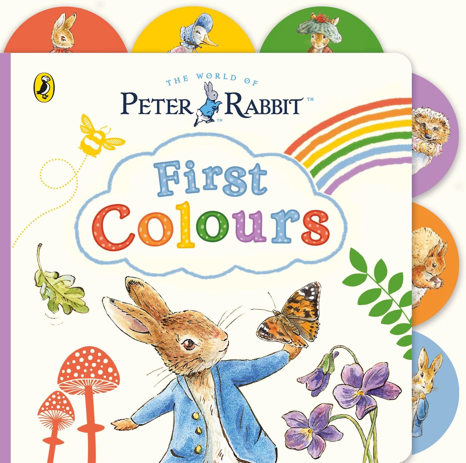 Cover: 9780241646571 | Peter Rabbit: First Colours | Tabbed Board Book | Beatrix Potter