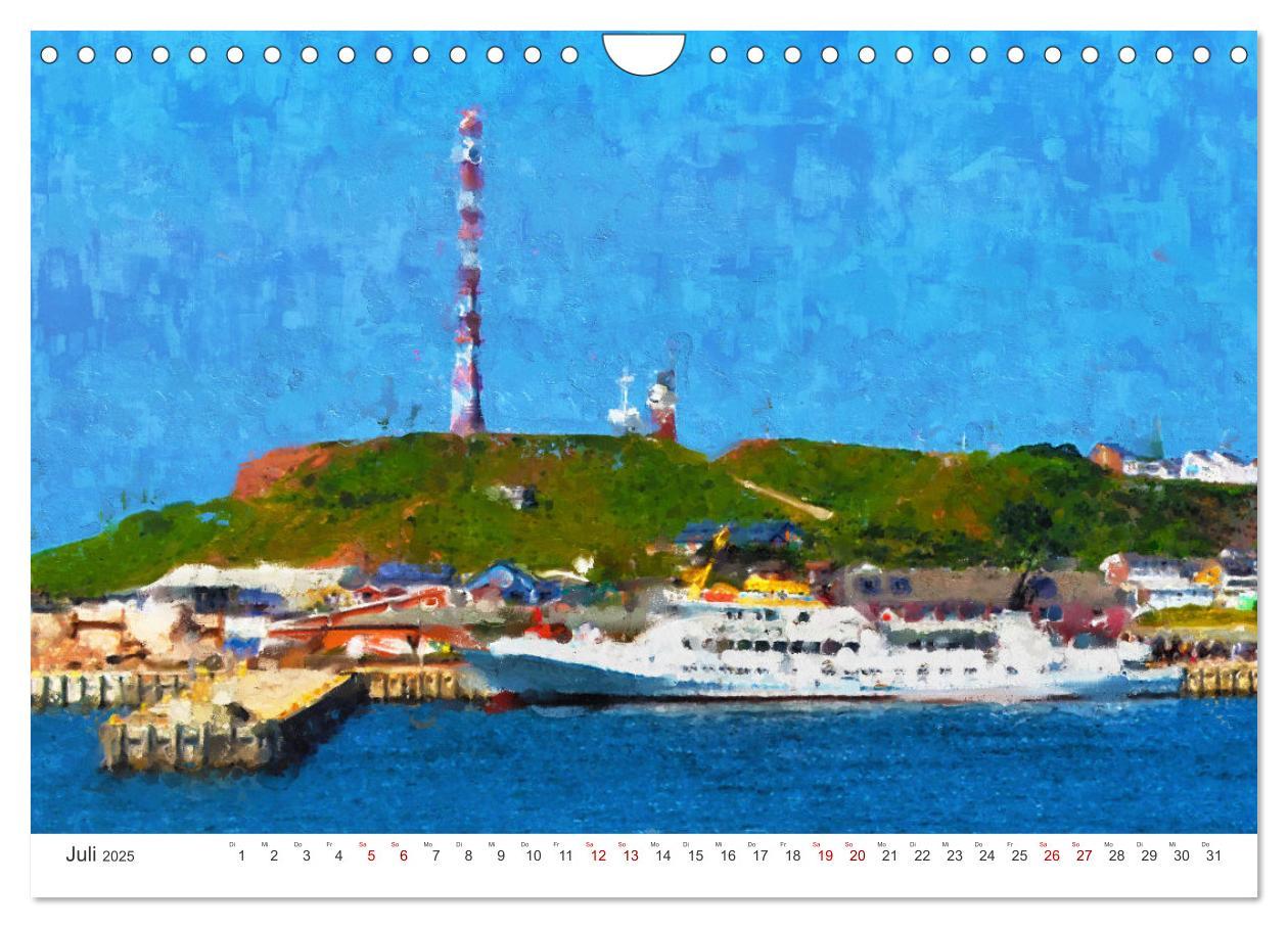 Bild: 9783383990533 | Nordseeinsel Helgoland - Ansichten der Insel in Acryl (Wandkalender...