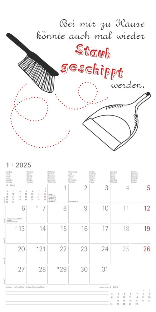 Bild: 4251732343132 | Sprüche 2025 - Broschürenkalender 30x30 cm (30x60 geöffnet) -...