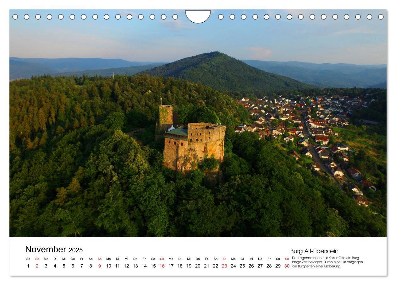 Bild: 9783435504787 | Deutschlands Burgen - Der Süden von oben (Wandkalender 2025 DIN A4...