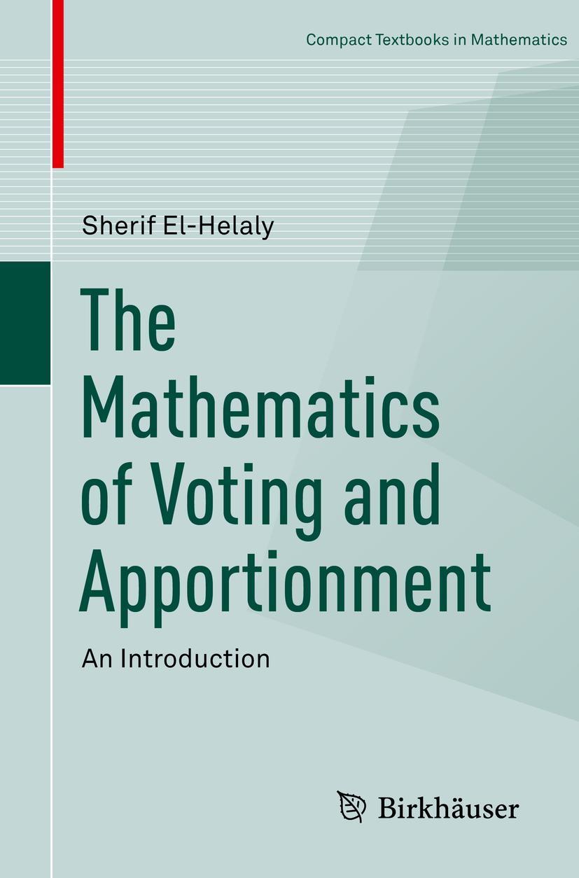 Cover: 9783030147679 | The Mathematics of Voting and Apportionment | An Introduction | Buch