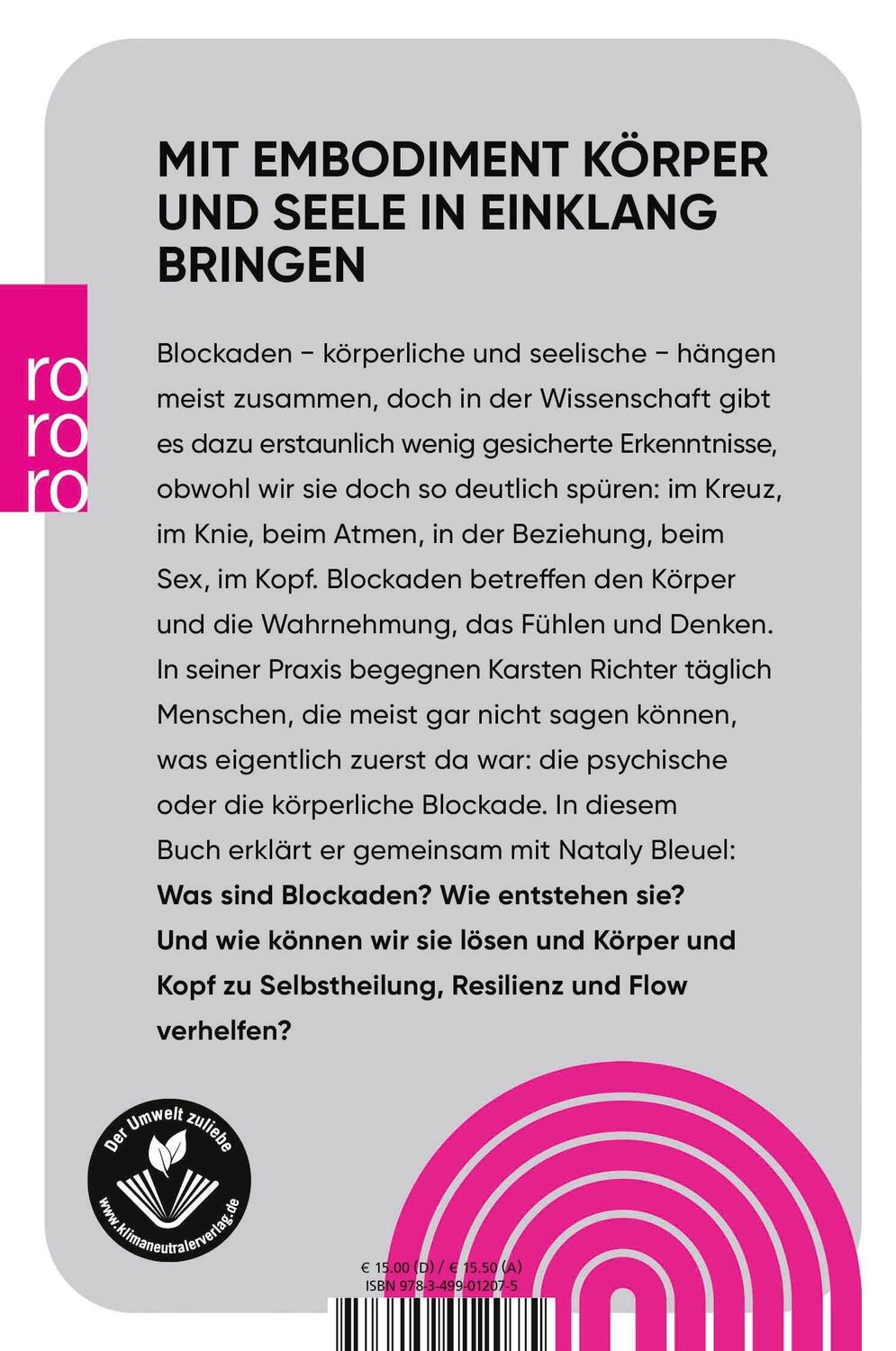 Rückseite: 9783499012075 | Blockaden lösen | Wie wir wieder in den Flow des Lebens kommen | Buch