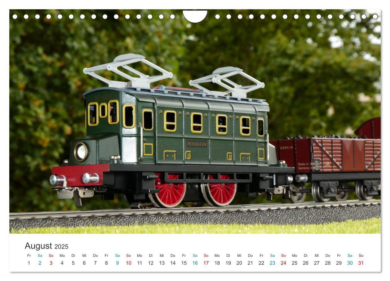 Bild: 9783383761416 | Bahn-Nostalgie im Modell (Wandkalender 2025 DIN A4 quer), CALVENDO...