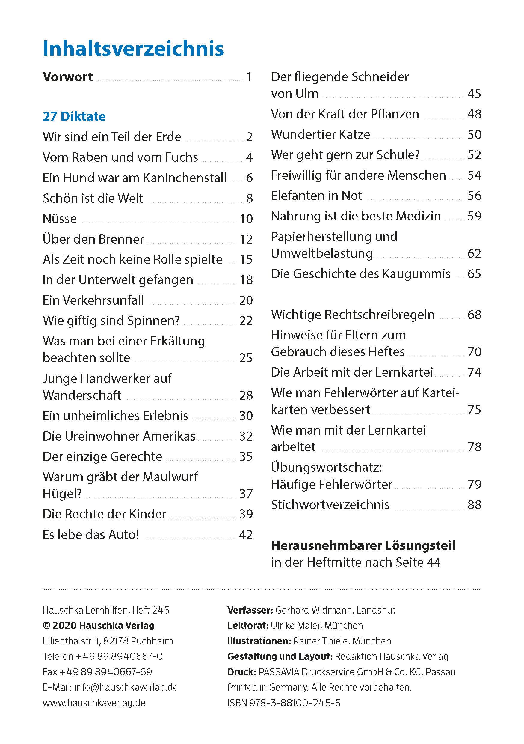 Bild: 9783881002455 | Diktate Deutsch 5./6. Klasse | Gerhard Widmann | Taschenbuch | 96 S.