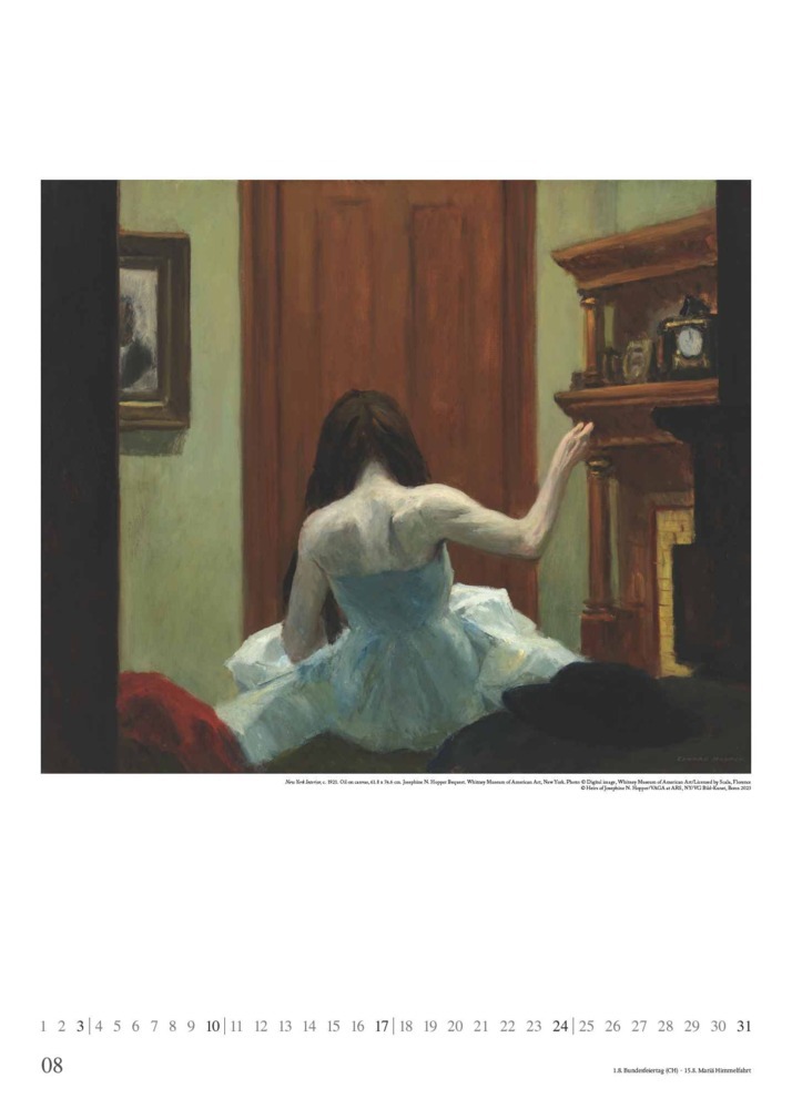 Bild: 4250809653259 | DUMONT - Edward Hopper 2025 Wandkalender, 50x70cm, Posterkalender...