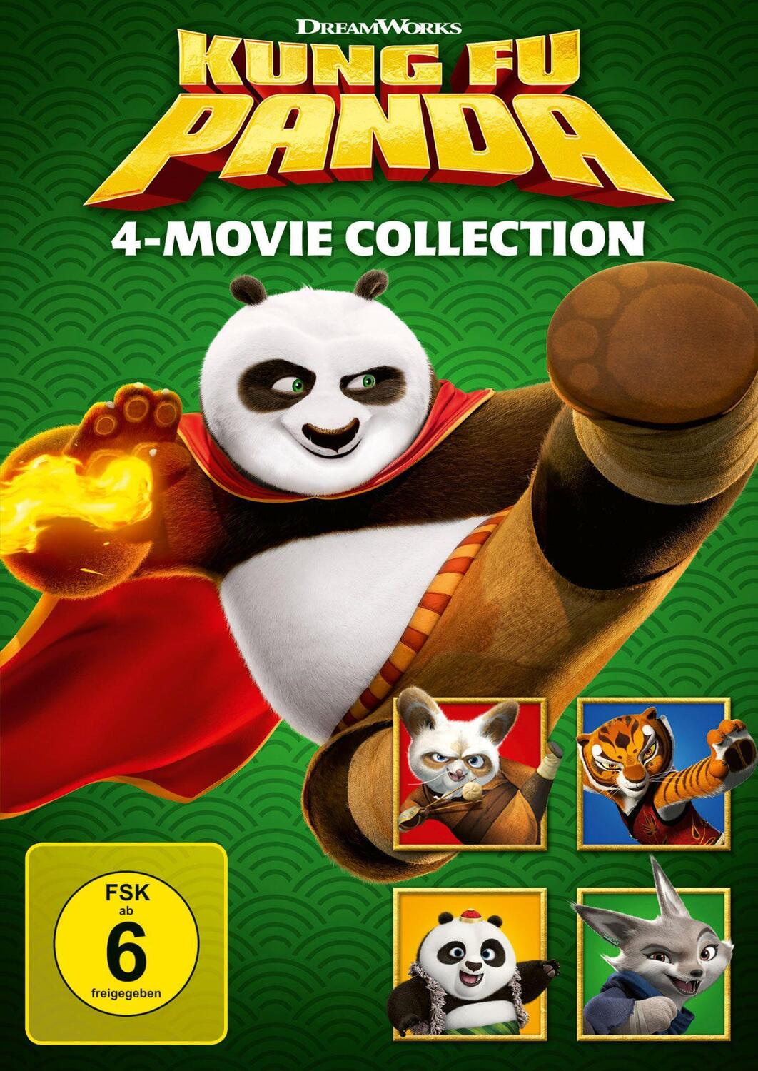 Cover: 5053083268916 | Kung Fu Panda - 1-4 Collection | DVD | 4 DVDs | Deutsch | 2024