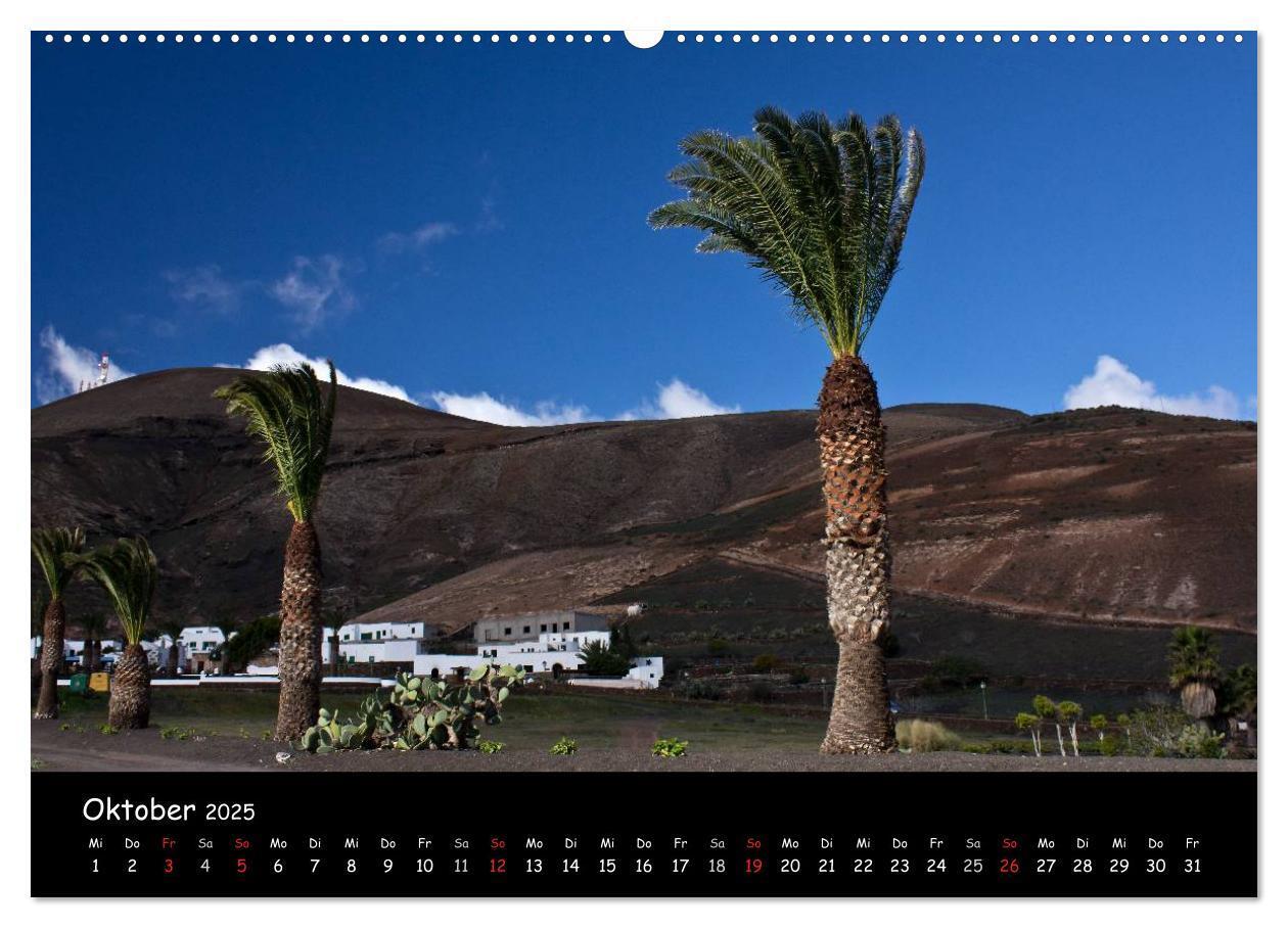 Bild: 9783435799916 | Lanzarote (Wandkalender 2025 DIN A2 quer), CALVENDO Monatskalender