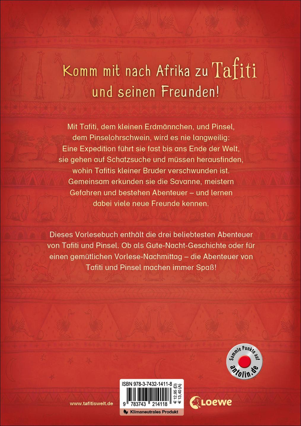 Rückseite: 9783743214118 | Tafiti - Die schönsten Vorlesegeschichten | Julia Boehme | Buch | 2022