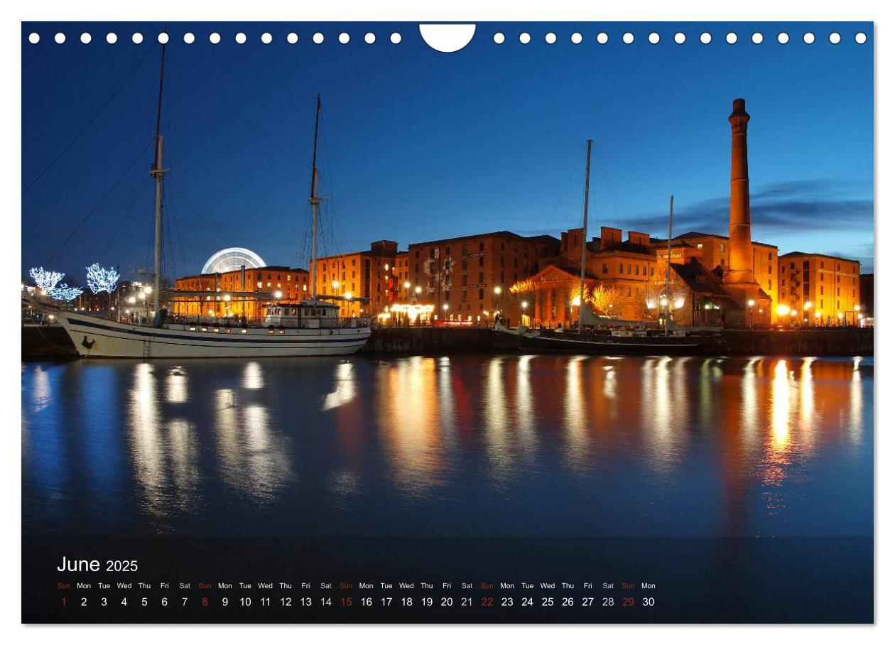 Bild: 9781325955022 | Liverpool - Water and Light (Wall Calendar 2025 DIN A4 landscape),...