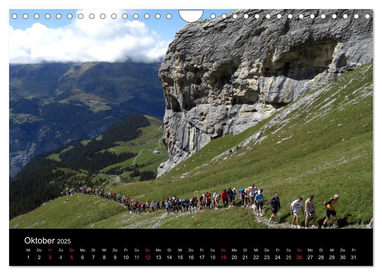 Bild: 9783435823826 | Der Jungfrau-Marathon (Wandkalender 2025 DIN A4 quer), CALVENDO...