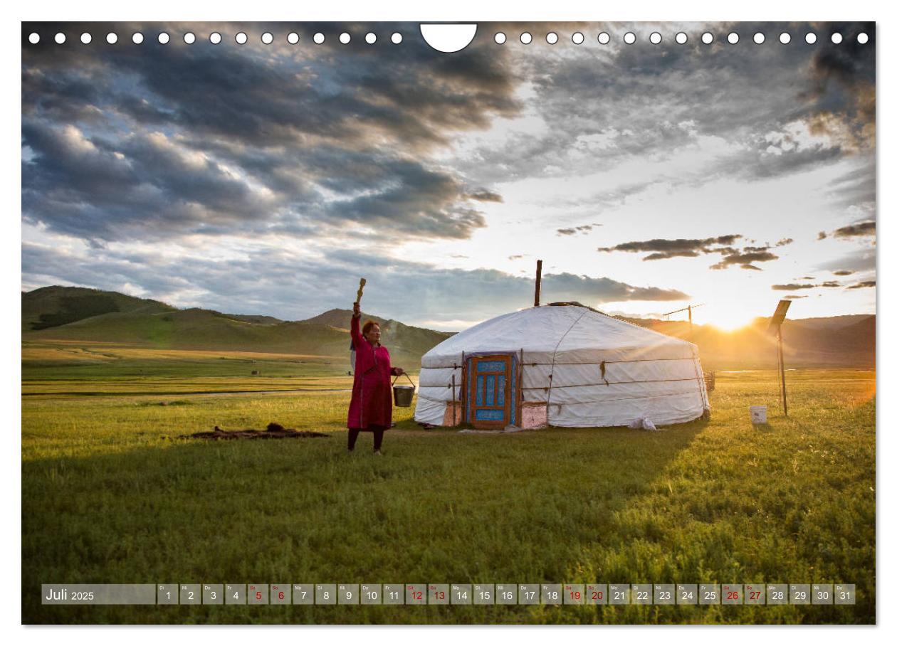 Bild: 9783435342501 | Mongolei - imposantes Land (Wandkalender 2025 DIN A4 quer),...