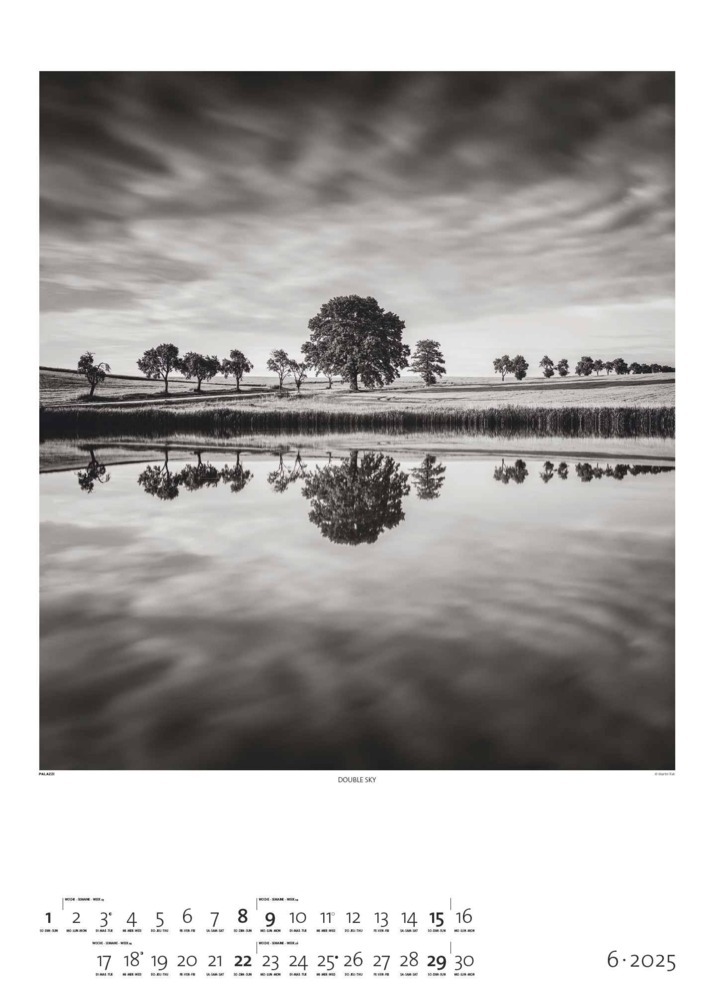 Bild: 4251734300676 | PALAZZI - Black &amp; White 2025 Wandkalender, 50x70cm, Posterkalender...