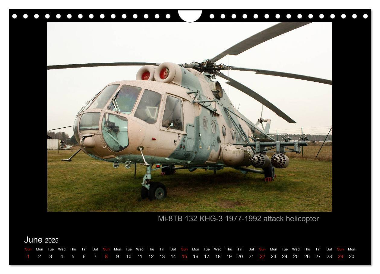 Bild: 9781325961832 | Airplanes and Helicopters of NVA 1957 - 1991 (Wall Calendar 2025...