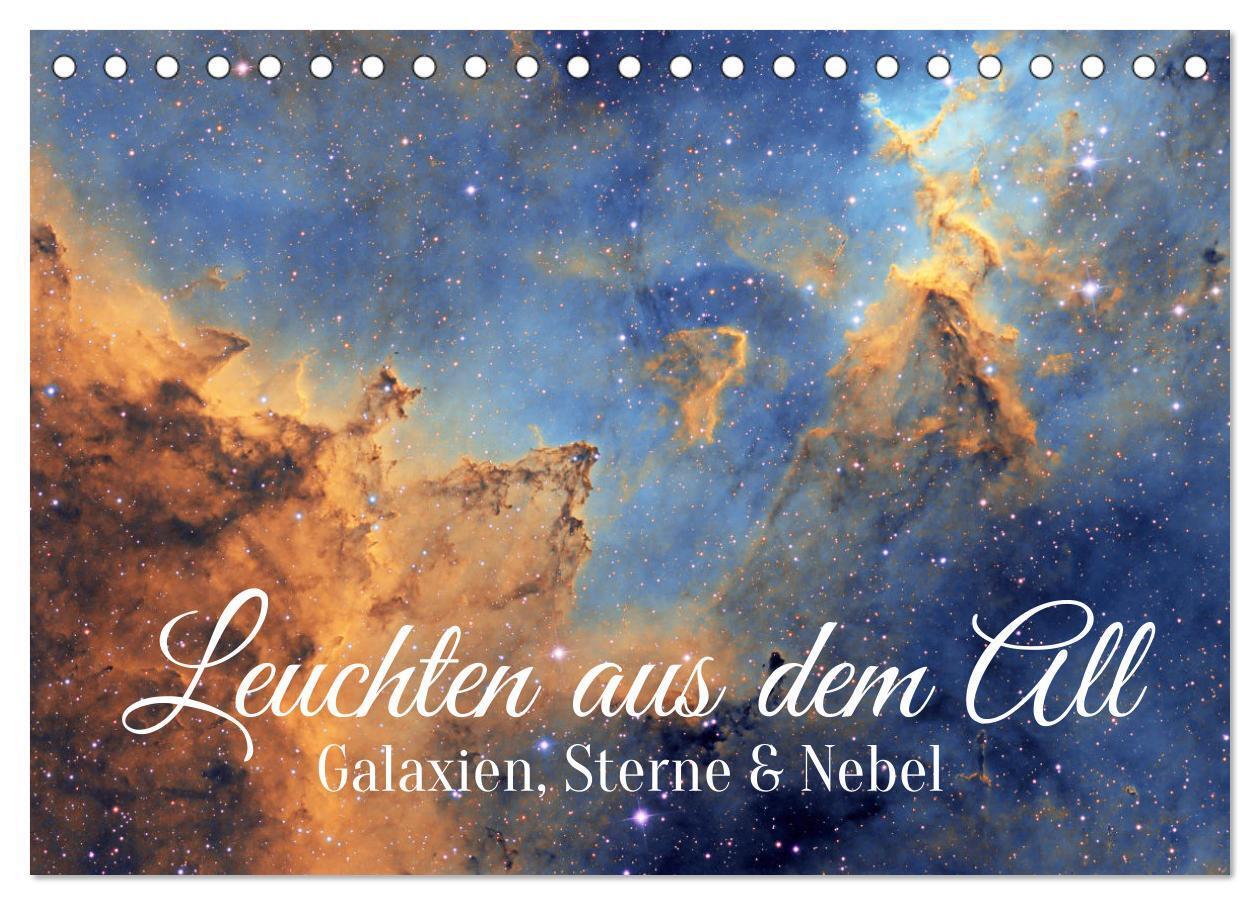 Cover: 9783435054718 | Galaxien, Sterne und Nebel: Leuchten aus dem All (Tischkalender...