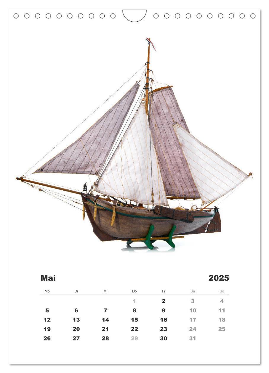 Bild: 9783435961979 | Historische Segelschiffe - Modellbau (Wandkalender 2025 DIN A4...