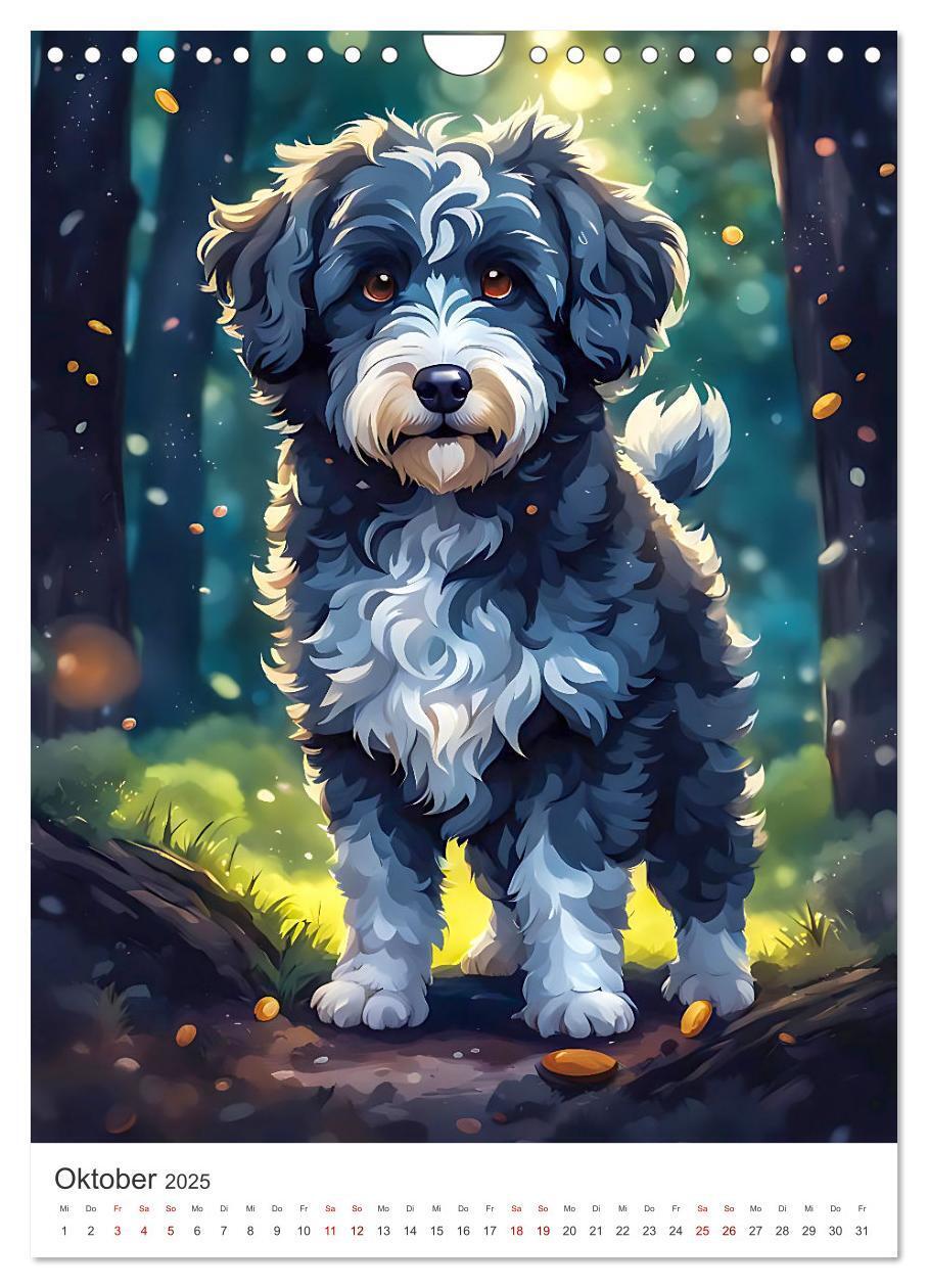 Bild: 9783383807046 | Der Aussiedoodle - Lebensfreude pur (Wandkalender 2025 DIN A4...