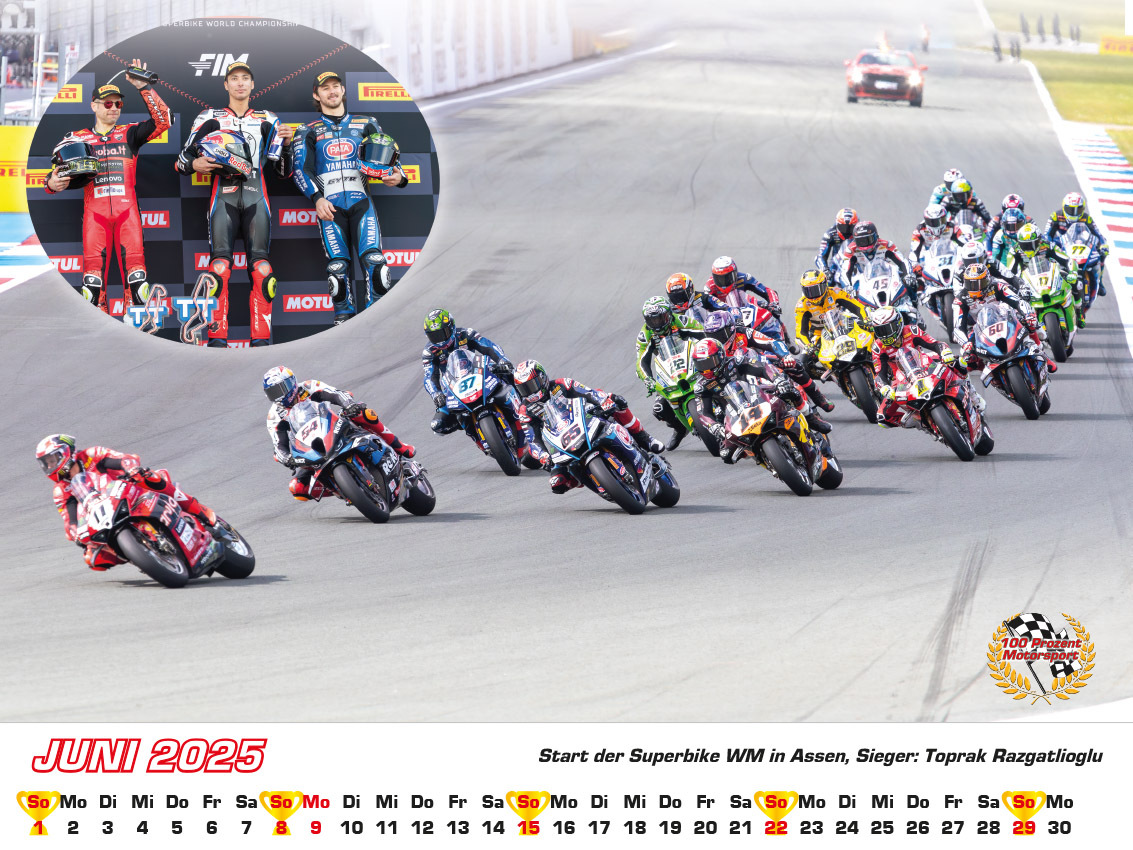 Bild: 9783948794699 | Superbike WM Kalender 2025 | Frank Pommer | Kalender | Deutsch | 2025