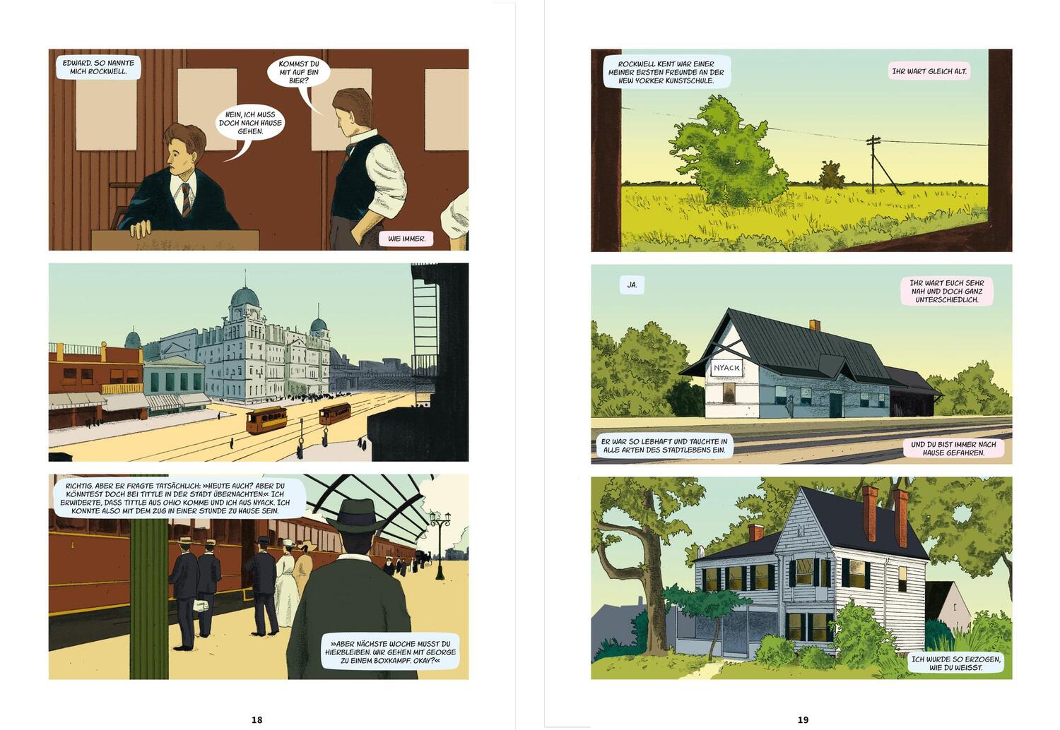 Bild: 9783038762195 | Edward Hopper - Maler der Stille | Graphic Novel | Rossi (u. a.)