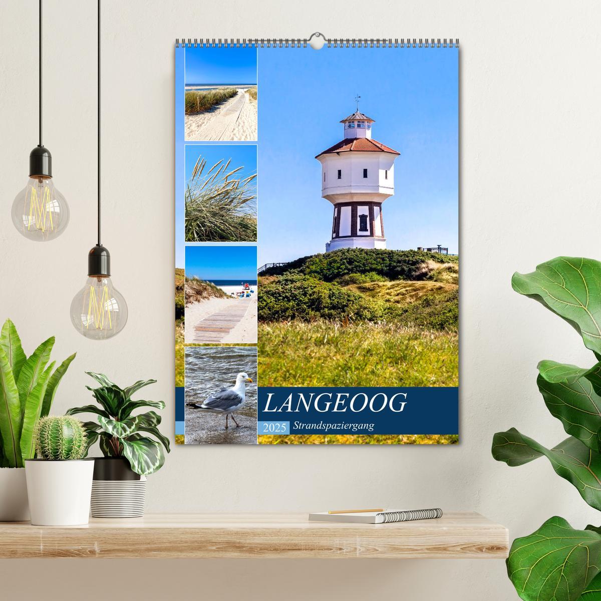 Bild: 9783435968992 | LANGEOOG Strandspaziergang (Wandkalender 2025 DIN A2 hoch),...