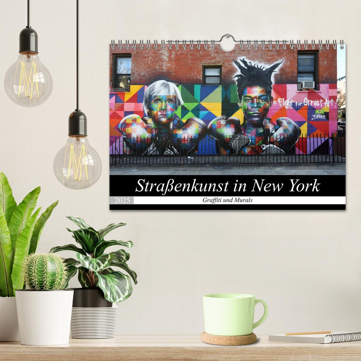 Bild: 9783435166800 | Straßenkunst in New York - Graffiti und Murals (Wandkalender 2025...