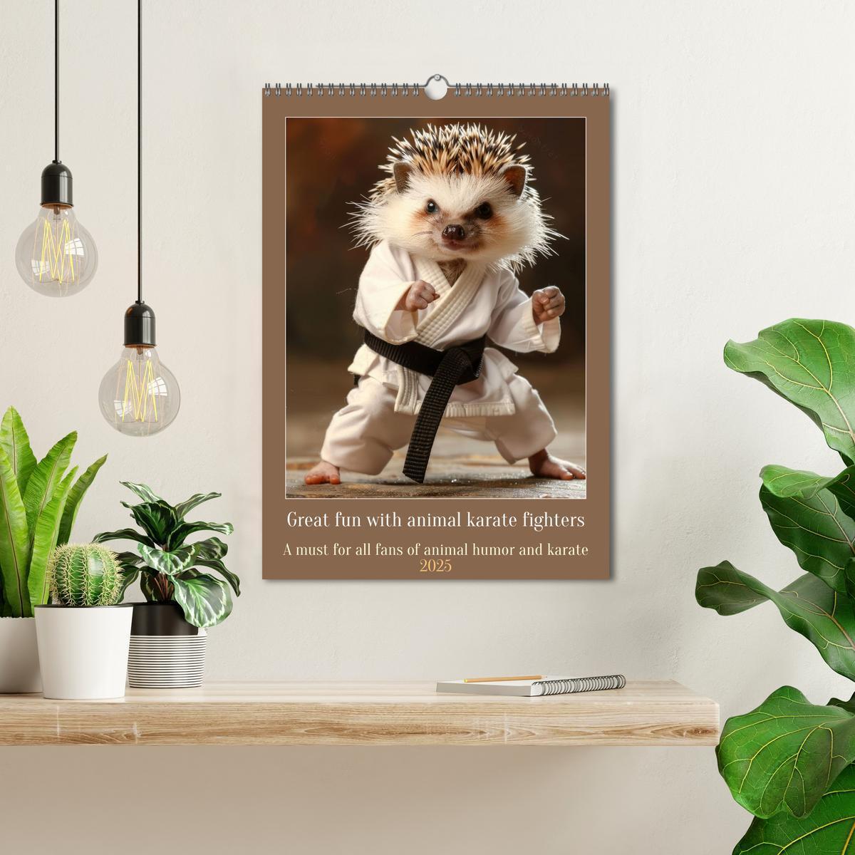 Bild: 9781325984657 | Great fun with animal karate fighters (Wall Calendar 2025 DIN A3...