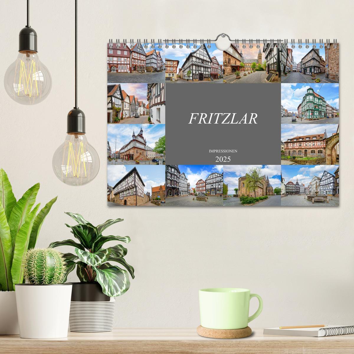 Bild: 9783435055036 | Fritzlar Impressionen (Wandkalender 2025 DIN A4 quer), CALVENDO...