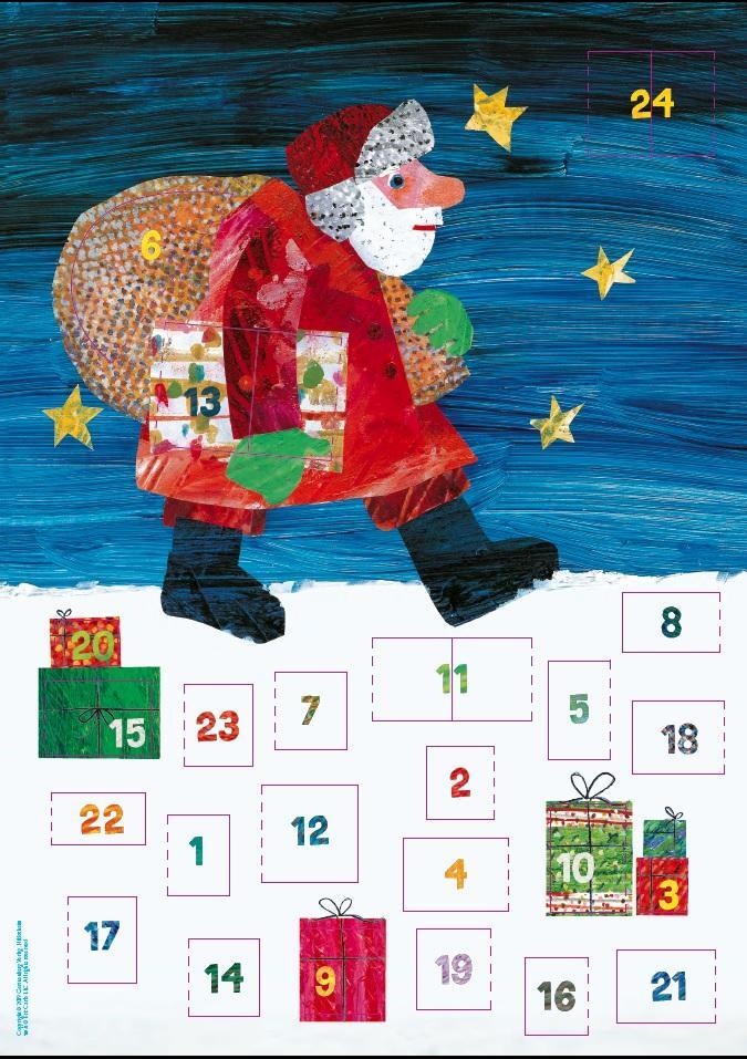 Cover: 4250915933382 | Die kleine Raupe Nimmersatt - Mein Adventskalender | Eric Carle