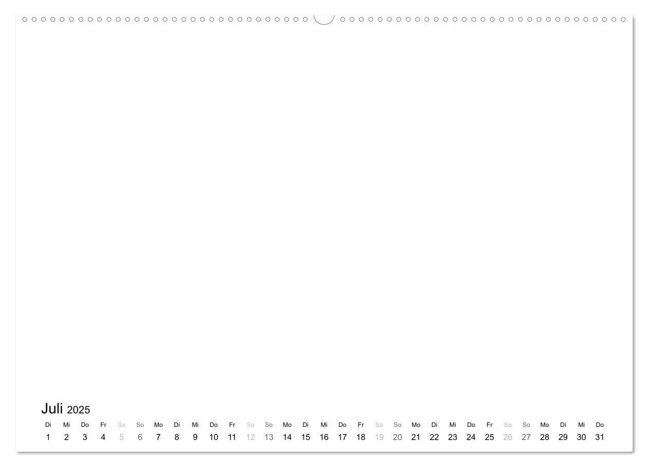 Bild: 9783435769384 | Bastelkalender - Weiss (Wandkalender 2025 DIN A2 quer), CALVENDO...