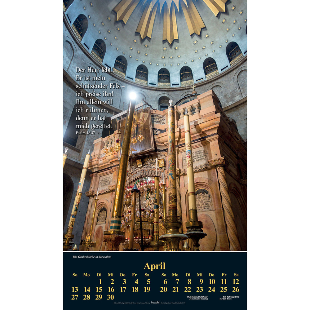 Bild: 9783754870051 | Das Heilige Land 2025 | Israel-Kalender | Willi Krebber | Kalender