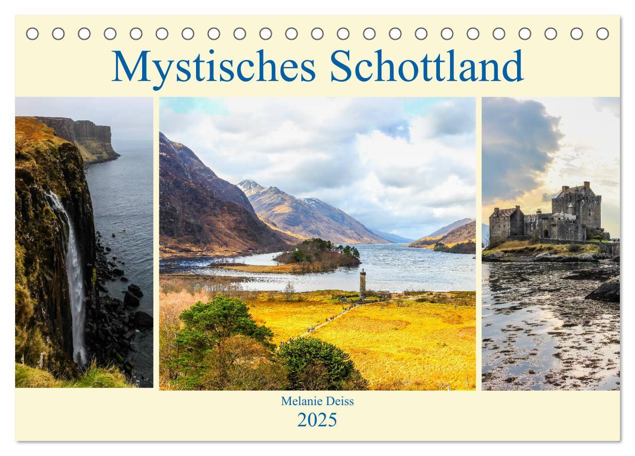 Cover: 9783435273133 | Mystisches Schottland (Tischkalender 2025 DIN A5 quer), CALVENDO...