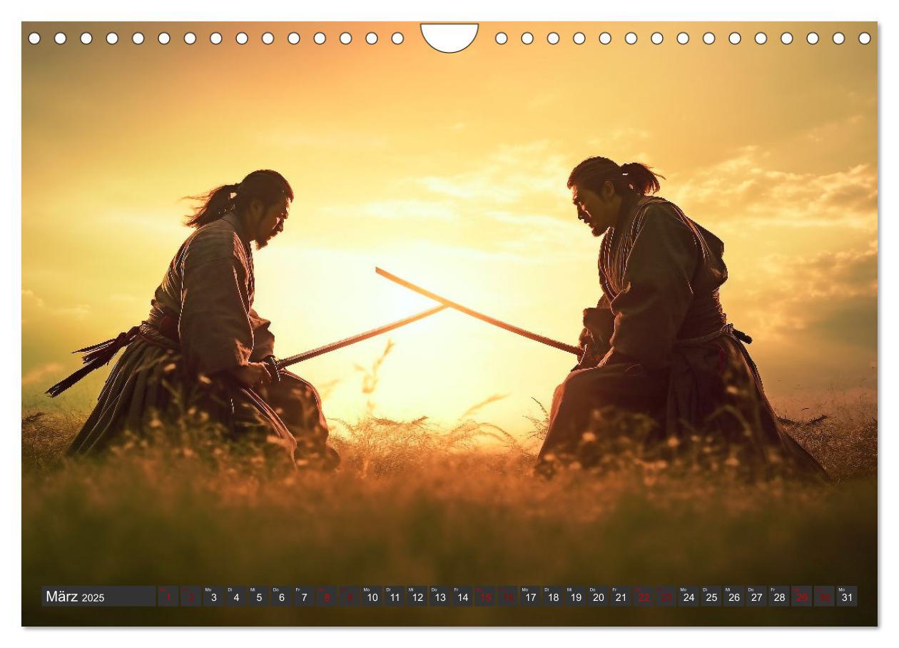 Bild: 9783383862625 | Samurai - ein Leben in Meditation (Wandkalender 2025 DIN A4 quer),...