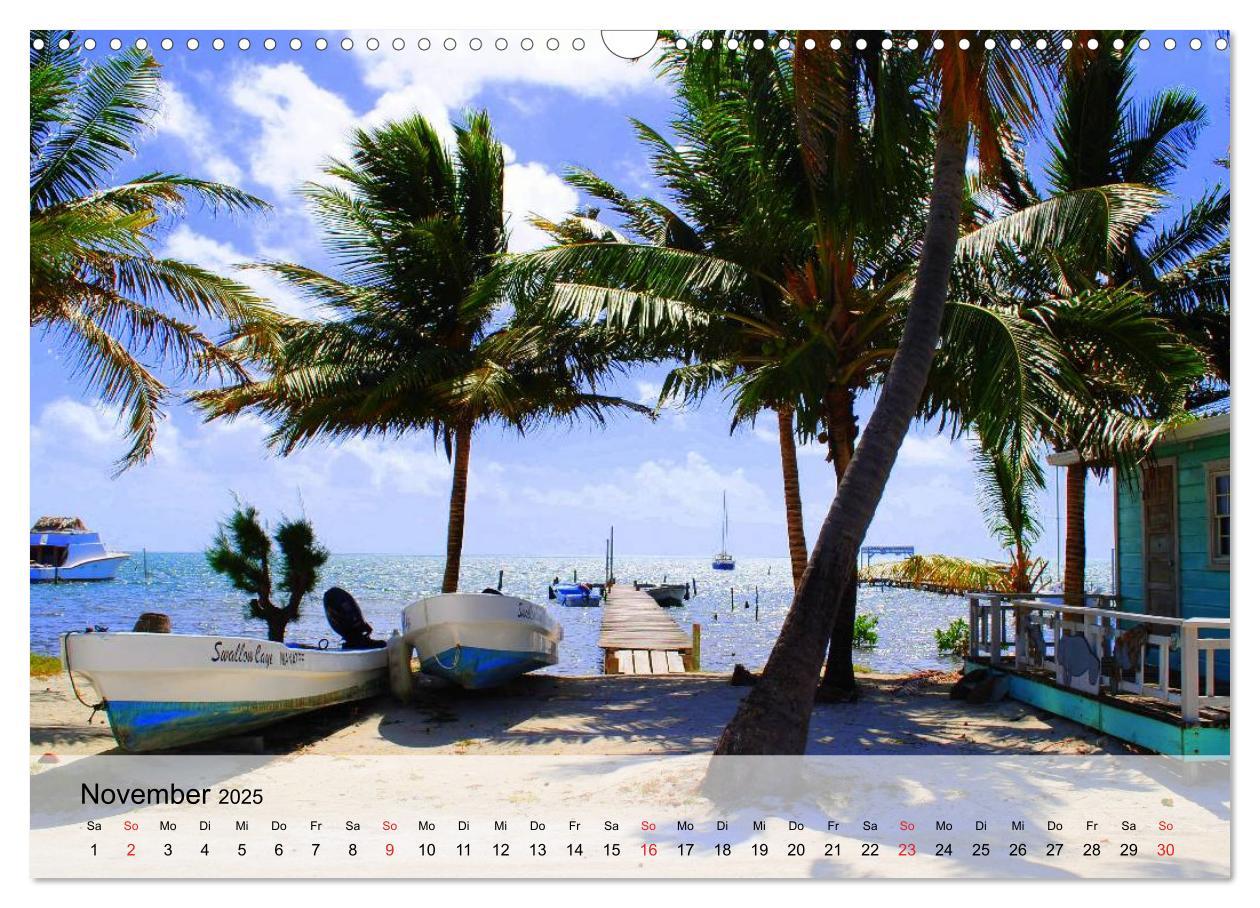 Bild: 9783435584772 | Belize. Karibik-Perle Caye Caulker (Wandkalender 2025 DIN A3 quer),...