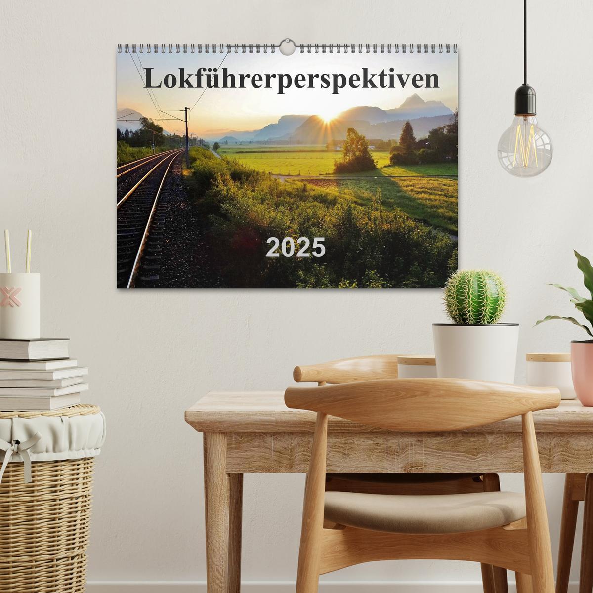 Bild: 9783435582617 | Lokführerperspektiven (Wandkalender 2025 DIN A3 quer), CALVENDO...